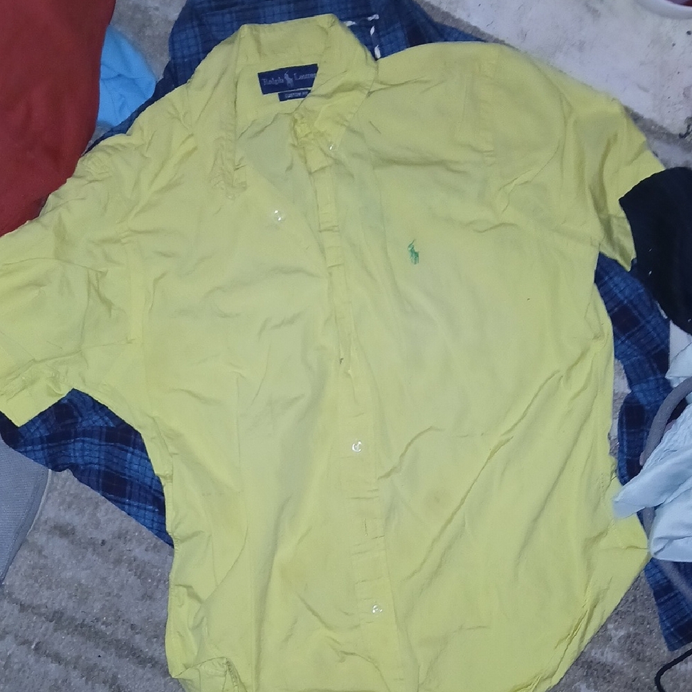 Polo by Ralph Lauren Bright Yellow Casual Shirt